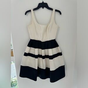 ABS by Allen Schwartz Stripe Fit & Flare Dress Size US 4